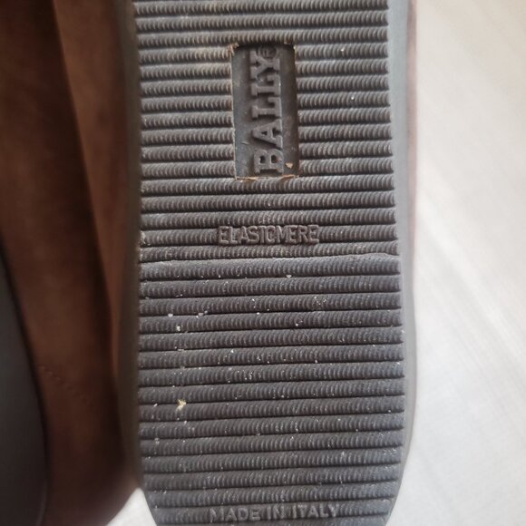 Vintage Bally suede loafers, 7.5 - Picture 10 of 11